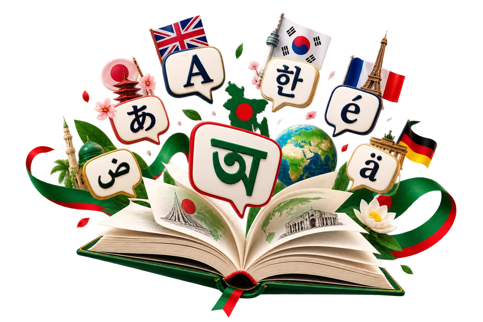 Multilingual learning visual for BhashaAngon